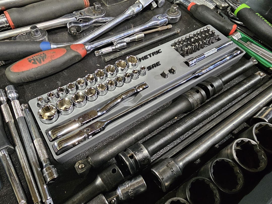 Tool Organizer Ratchets, Bits, & Sockets Fits Gearwrench 81039