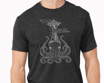 Seattle Octopus Men's T shirts