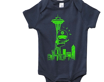 Baby Seattle Ninja Onesie
