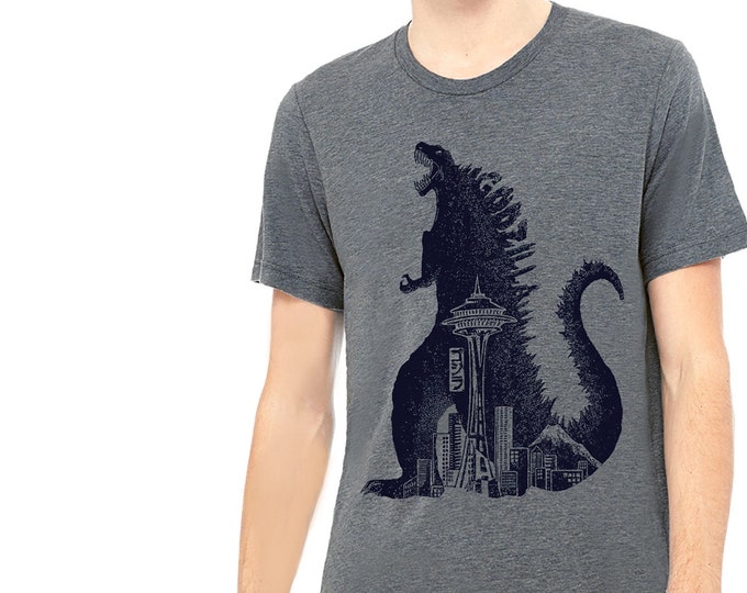 Featured listing image: Seattle Godziila Tri-blend T-Shirt