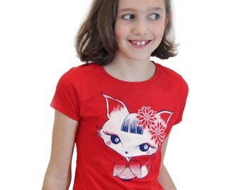 Girl Geisha Fox Tee