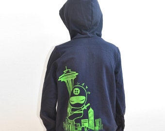 Sudadera con capucha Seattle Ninja para niños