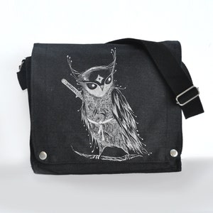 Samurai Owl Messenger bag image 1