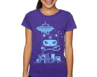 Kids Ninja Kitty Seattle T shirts