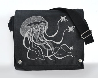 Ninja Jellyfish messenger bag