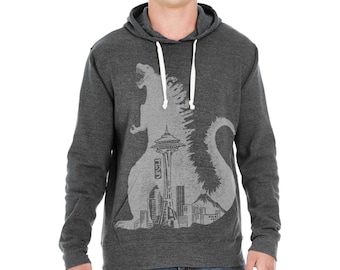 Seattle Godzilla Heavy Blend Unisex Hooded Sweatshirt