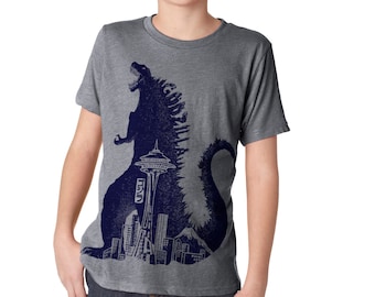 Kids Seattle Godzilla T-Shirt
