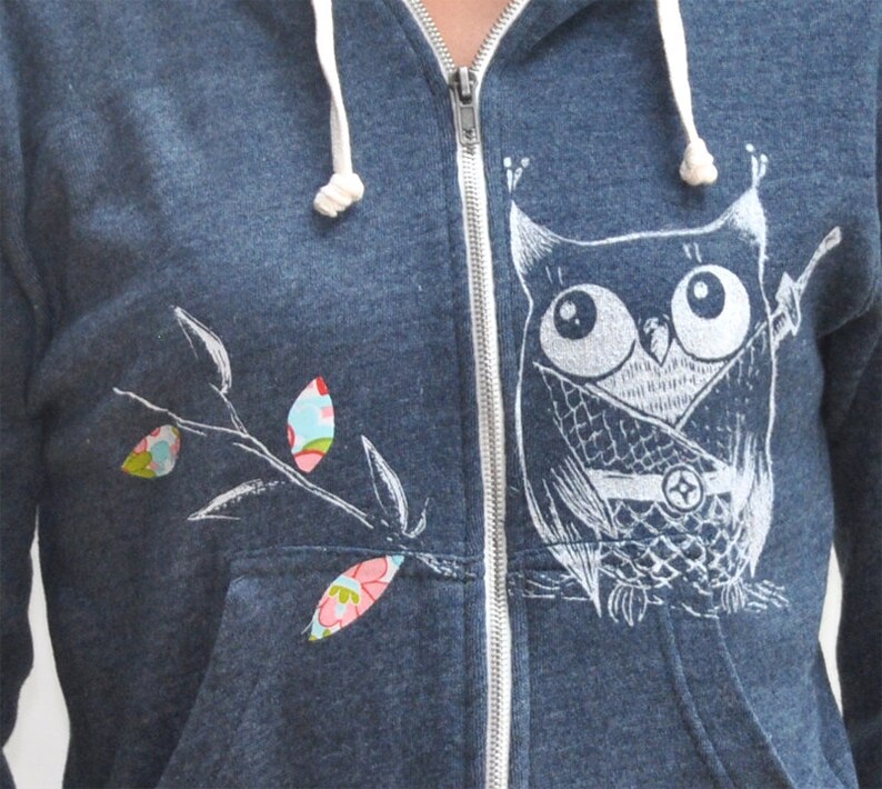 Women Owl hoodie image 2