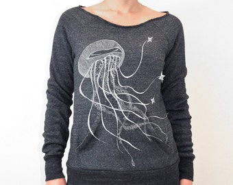 60 % off!!! Ninja Jellyfish maniac off-the-shoulder sweatshirt