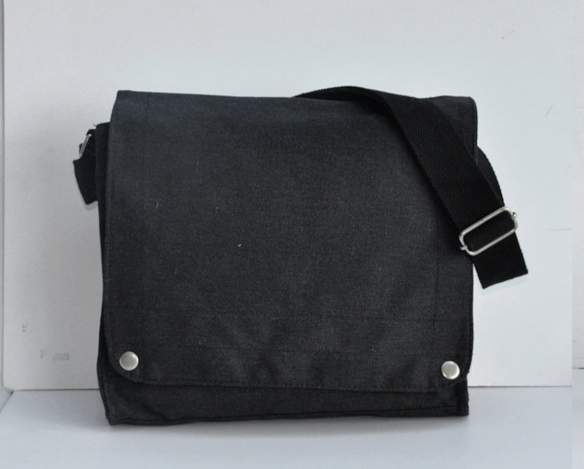 Blank Canvas messenger bag Etsy