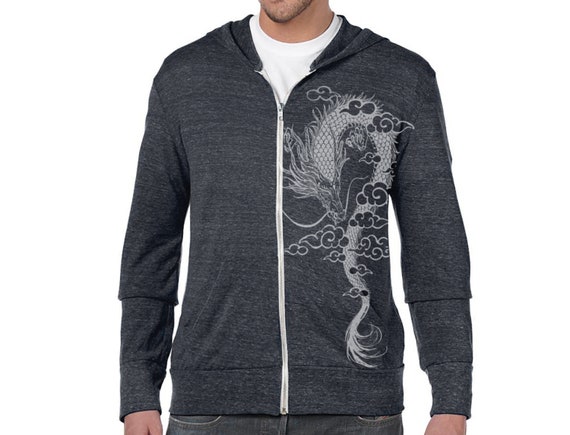 Japanese Edgy Unisex Dragon Eco Hether Zip Hoodie Etsy Japanese Edgy Unisex Dragon Eco Hether Zip Hoodie Etsy