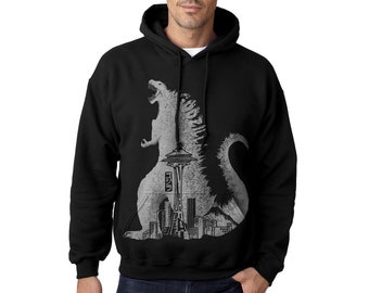 Unisex Seattle Godzilla Heavy Blend Hooded Sweatshirt