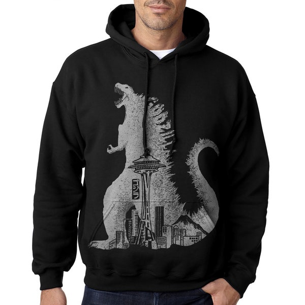 Unisex Seattle Godzilla Heavy Blend Hooded Sweatshirt