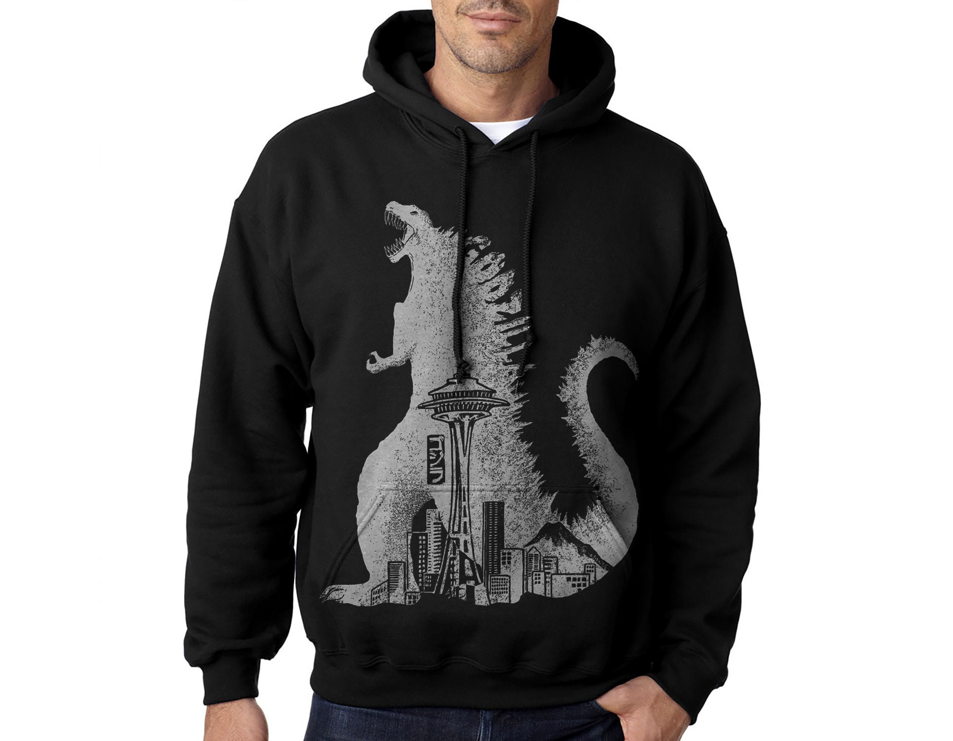 Godzilla hoodie hotsell