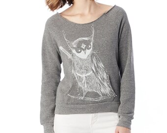 60% OFF!!! Samurai Owl Eco-Fleece Sweatshirt