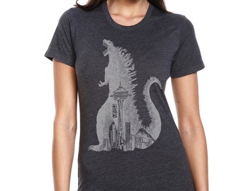 Women Seattle Godzilla  Triblend T-Shirt