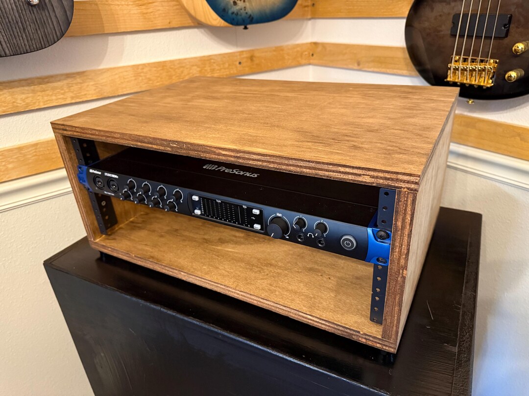 Handmade 4U Studio Rack - Versatile & Premium - Etsy