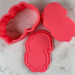 Cute Penguin Bath Bomb Molds