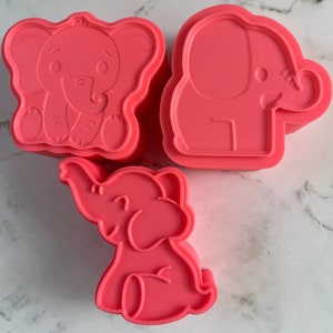 Elephant Bath Bomb Molds - 3 styles to choose from