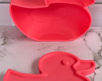 Duck Bath Bomb Molds - Flat Duck Mold, 3D Duck Mold