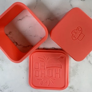 Ho Ho Ho Christmas Bath Bomb Molds