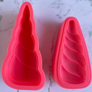 Unicorn Horn Bath Bomb Mold - 2 designs to choose from