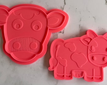 Cow Bath Bomb Molds - Cow Body Mold, Cow Head Mold