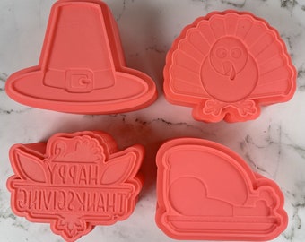 Happy Thanksgiving Bath Bomb Molds - 4 designs to choose from