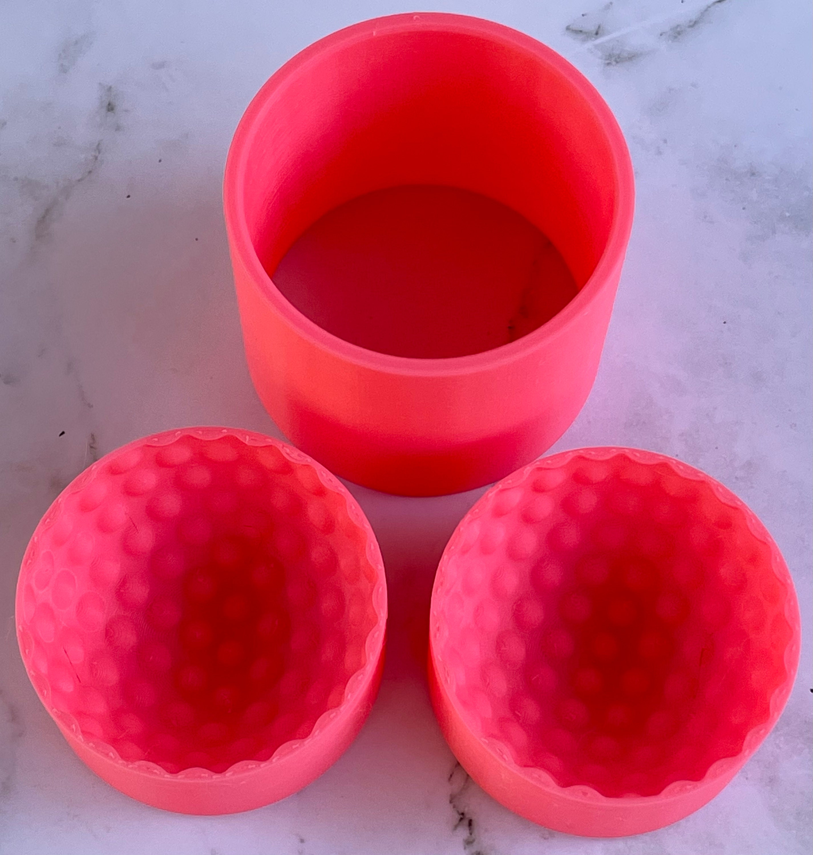 Webake Golf Ball Cake Pop Molds Silicone Golf Ball Chocolate Mold 12-Cavity  (Pack of 2)
