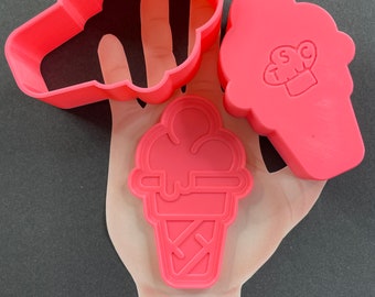 Melted Ice Cream Waffle Cone Bath Bomb Molds Bath Bomb Mould