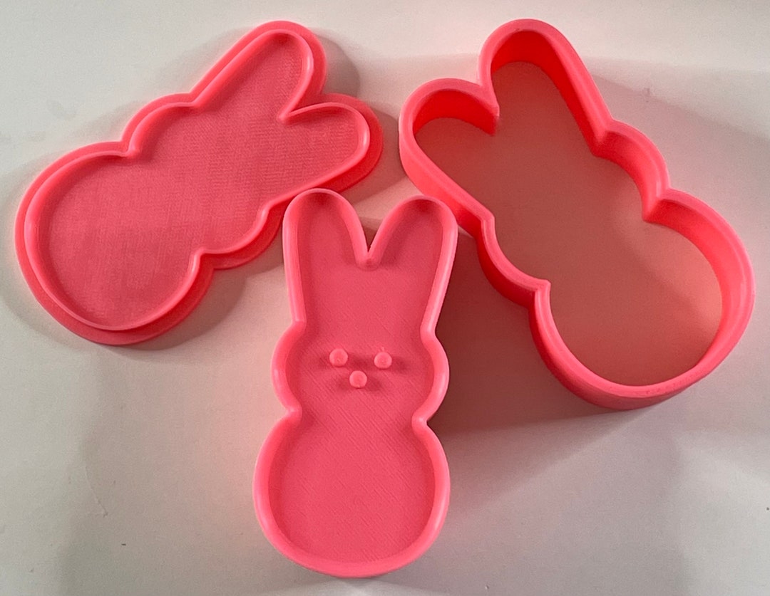 3 Easter Bunny Peep Bath Bomb Mold Etsy