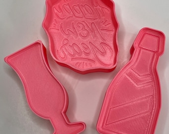 Happy New Year Bath Bomb Molds