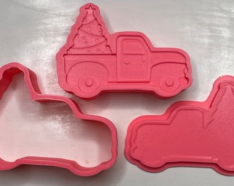 Christmas Truck Bath Bomb Mold