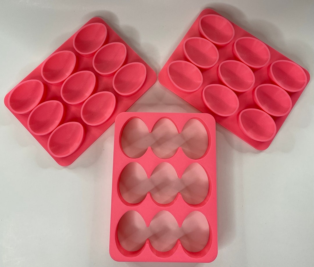 9 Cavity 1.5 Easter Egg Tray Bath Bomb Mold Etsy