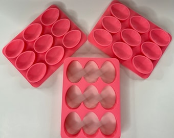 9 Cavity 1.5" Easter Egg Tray Bath Bomb Mold