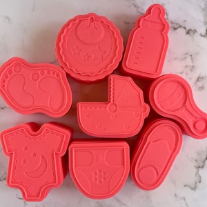 Bath Bomb Molds for Baby - 8 designs to choose from