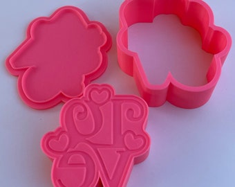 LOVE Bath Bomb Mold in 2 different designs