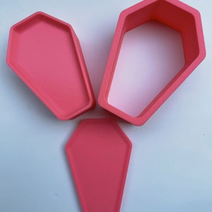 Coffin Casket Bath Bomb Mold Plain