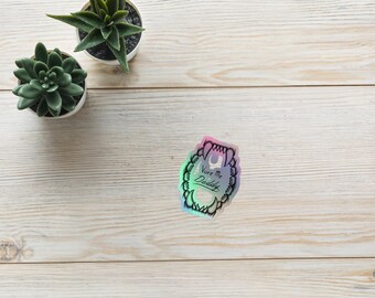 Pegatinas holográficas de "Vómeme, papi"
