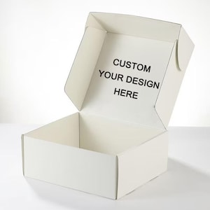 Caja de cartón plegable personalizada (10 unidades)