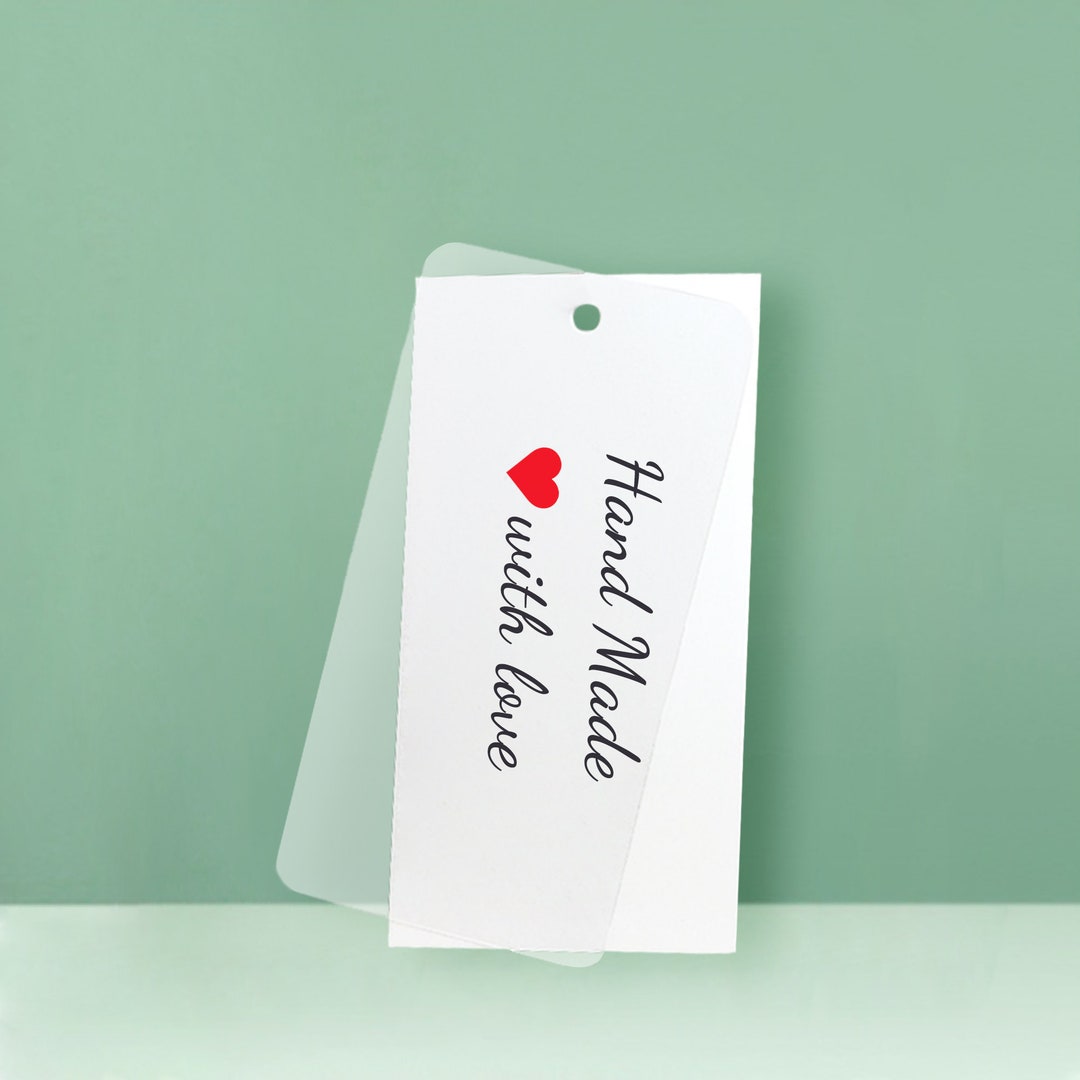 Custom Tag Sets, Personalized Cardstock Tags With Frosted Tags, Chic ...