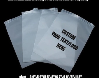 Personalized  Plastic/Transparent /Waterproof  Frosted  Zipper Bags,For Clothing Packing /Packaging for Poly Mailers
