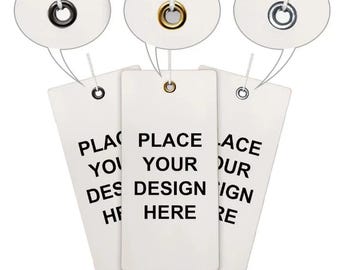 Customized 500GSM Hang Tags With Eyelet /Clothing Tags /Cardstock Hang Tags/Price Tags ,With Superior Quality/String