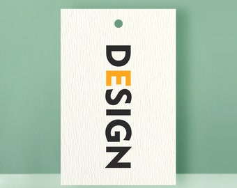 Custom Textured Paper Tags in 1.95''x3'', Tags for Wedding/ Baby Shower, Tag with Your Logo, Personalzied Gift Wrapping Tags with Strings