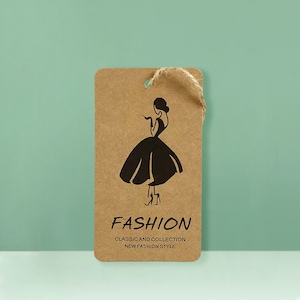 Etiquetas Kraft personalizadas con esquinas redondeadas, Etiquetas Kraft vintage con cuerdas, Favores de Kraft marrón, Etiquetas de fiesta personalizadas, Etiquetas colgantes editables