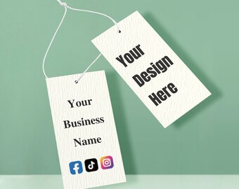 Custom Textured Paper Tags in 2''x3.5'', Gift Wrapping/Packaging Tags, Custom Tags for Wedding/ Baby Shower/ Party, Tag with Your Logo