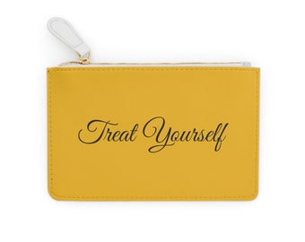 Golden Paws: Treat Yourself Mini Clutch Bag (Golden Retriever Dog Clutch)