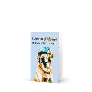 Soyez un poisson rouge et profitez bien de votre journée ! Carte d'anniversaire inspirée