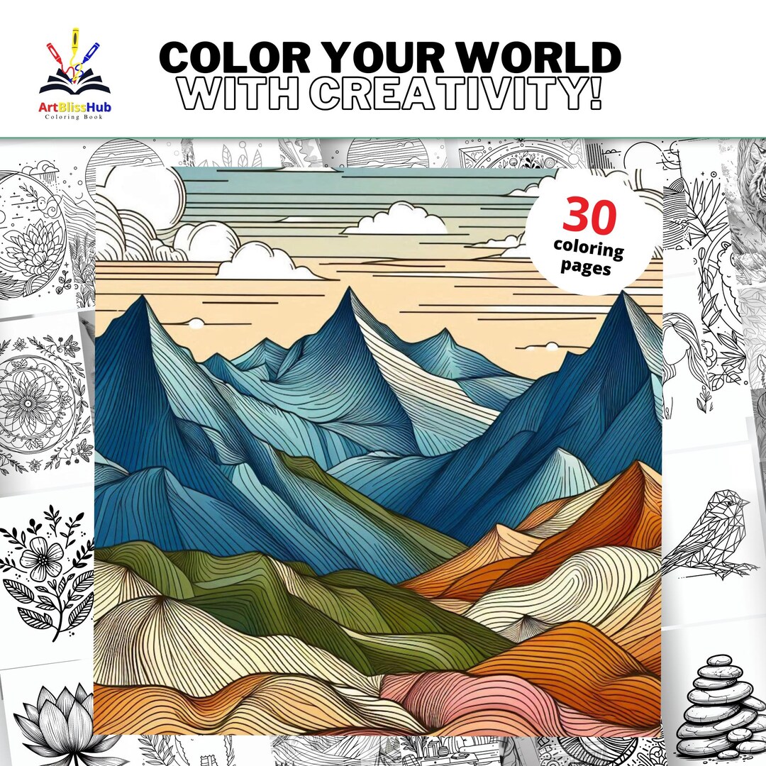 Minimalist Coloring Pages for Adults & Teens: Simple Designs for