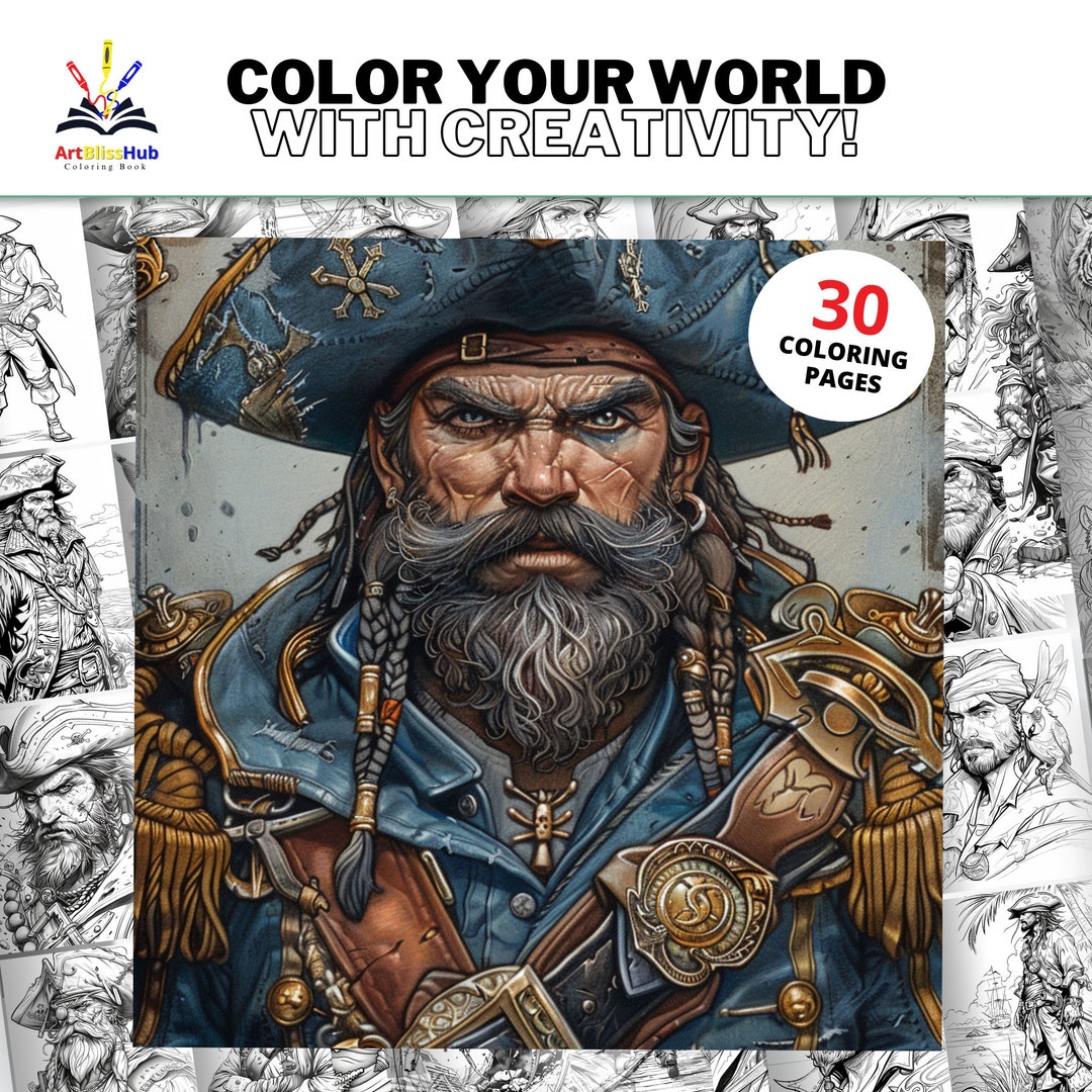 30 Pirate Coloring Pages Explore Adventure With Pirate Coloring Fun